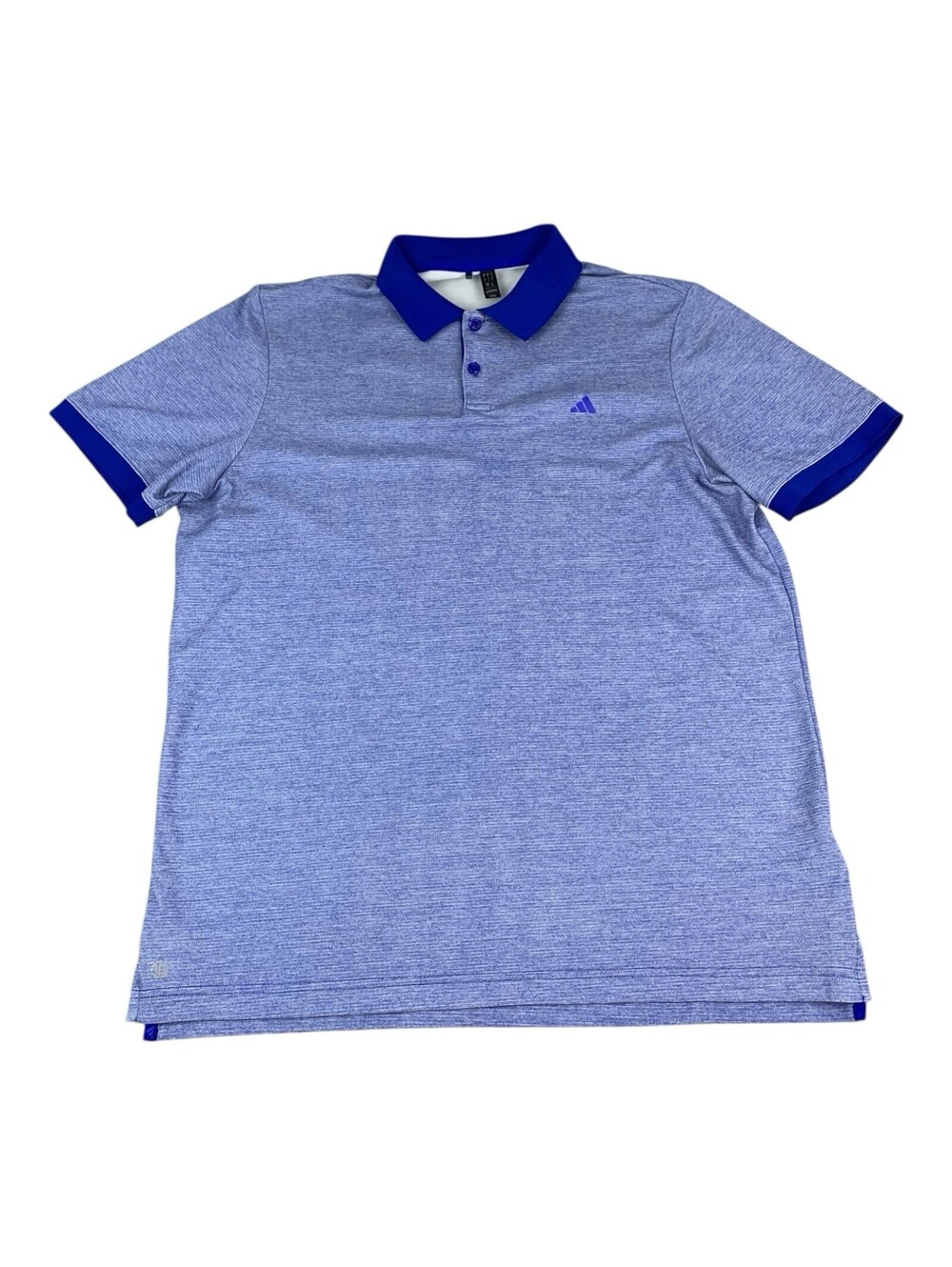Adidas Golf Polo Shirt ClimaCool, Blue, Moisture Wicking, Men's Size Large